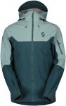 Scott M Explorair 3l Jacket Colorblock / Grün | Herren Ski- & Snowboardjacke