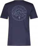 Scott M Graphic S/sl Tee Blau | Größe XL | Herren Kurzarm-Shirt