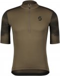 Scott M Gravel 10 S/sl Shirt Braun | Größe XL | Herren Kurzarm-Radtrikot