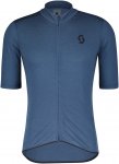 Scott M Gravel Merino S/sl Shirt Blau | Größe XL | Herren Kurzarm-Radtrikot