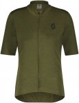 Scott M Gravel Merino S/sl Shirt Oliv | Größe XL | Herren Kurzarm-Radtrikot