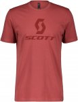 Scott M Icon S/sl Tee Rot | Größe XL | Herren Kurzarm-Shirt