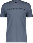 Scott M No Shortcuts S/sl Tee Blau | Herren Kurzarm-Shirt