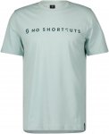 Scott M No Shortcuts S/sl Tee Grün | Größe XXL | Herren Kurzarm-Shirt