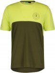 Scott M Trail Flow Dri S/sl Shirt Colorblock / Gelb / Oliv | Herren Kurzarm-Radt