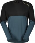 Scott M Trail Tuned L/sl Shirt Colorblock / Blau / Schwarz | Größe XXL | Herre