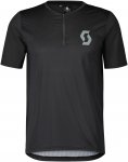 Scott M Trail Vertic Zip S/sl Shirt Schwarz | Größe XL | Herren Kurzarm-Radtri