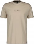 Scott M Typo S/sl Tee Beige | Größe XL | Herren Kurzarm-Shirt