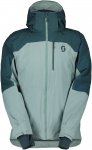 Scott M Ultimate Dryo Jacket Colorblock / Grün | Herren Ski- & Snowboardjacke
