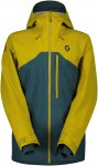 Scott M Vertic 3l Jacket Colorblock / Blau / Gelb | Herren Ski- & Snowboardjacke