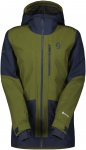 Scott M Vertic Gtx® 2l Jacket Colorblock / Oliv | Größe XL | Herren Ski- & Sn