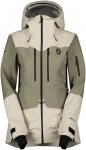 Scott W Line Chaser Gtx® 3l Jacket Colorblock / Beige / Grau / Grün | Größe 