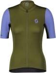 Scott W Rc Premium S/sl Shirt Colorblock / Oliv | Damen Kurzarm-Radtrikot