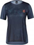 Scott W Trail Flow S/sl Shirt Blau | Größe XS | Damen Kurzarm-Radtrikot