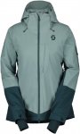 Scott W Ultimate Dryo Jacket Colorblock / Grün | Damen Ski- & Snowboardjacke