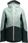 Scott W Vertic 3L Jacket Colorblock / Grün | Damen Windbreaker