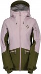 Scott W Vertic 3l Jacket Colorblock / Oliv / Pink | Größe M | Damen Ski- & Sno
