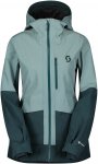 Scott W Vertic Gtx® 2l Jacket Colorblock / Grün | Damen Ski- & Snowboardjacke