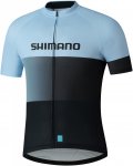 Shimano M Team Short Sleeve Jersey Blau | Größe XXL | Herren Kurzarm-Shirt
