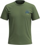 Smartwool M Forest Finds Graphic Short Sleeve Tee Grün | Herren Kurzarm-Shirt