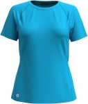Smartwool W Active Ultralight Short Sleeve Blau | Damen Kurzarm-Shirt
