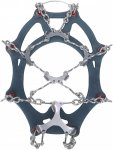 Snowline Spikes Chainsen Pro Blau / Rot | Größe M |  Schuh-Zubehör
