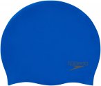 Speedo Plain Moulded Silicone Cap Blau | Größe One Size |  Accessoires