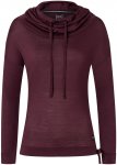 Super.natural W Funnel Hoodie Rot | Größe XL | Damen Freizeitpullover