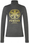 Super.natural W Powder Junkie Turtle Grau | Größe M | Damen Kurzarm-Shirt & To