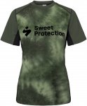 Sweet Protection W Hunter Short-sleeve Jersey Grün | Damen Kurzarm-Radtrikot