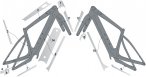 Syncros Solace E-ride Rahmen Schutz-set Weiß | Größe One Size |  Fahrradpfleg