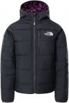 The North Face Girls Printed Reversible Perrito Jacket Grau / Lila | Mädchen An