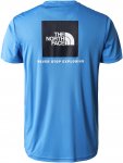 The North Face M Reaxion Red Box Tee Blau | Herren Kurzarm-Shirt