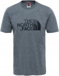 The North Face M S/S Easy Tee Grau | Größe L | Herren Kurzarm-Shirt