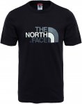 The North Face M S/s Easy Tee Schwarz | Herren Kurzarm-Shirt