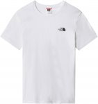 The North Face M S/S Simple Dome Tee Weiß | Herren T-Shirt