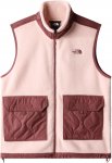 The North Face W Royal Arch Vest Colorblock / Pink | Größe XL | Damen Fleecewe