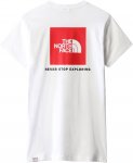 The North Face W S/s Red Box Tee Weiß | Damen Kurzarm-Shirt