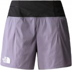 The North Face W Summit Pacesetter Run Short Colorblock / Lila | Größe XL - Sh