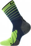 Uyn M Runner's Five Socks Blau / Gelb | Größe EU 39-41 | Herren Kompressionsso