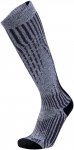 Uyn M Ski Cashmere Shiny Socks Grau | Größe EU 39-41 | Herren Kompressionssock
