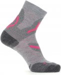 Uyn W Trekking 2in Merino Socks Grau / Pink | Größe 41 - 42 | Damen Kompressio
