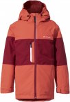 Vaude Kids Snow Cup Jacket Colorblock / Rot | Größe 104 | Kinder Ski- & Snowbo
