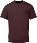 Vaude Mens Qimsa Logo Shirt Braun | Herren Kurzarm-Radtrikot