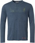 Vaude Mens Rosemoor Long-sleeve T-shirt Iii Blau | Herren Langarm-Shirt