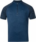 Vaude Mens Tamaro Shirt Iii Colorblock / Blau | Größe XL | Herren Kurzarm-Radt