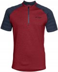 Vaude Mens Tamaro Shirt Iii Colorblock / Blau / Rot | Herren T-Shirt