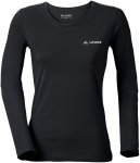 Vaude Womens Brand Long-sleeve Shirt Schwarz | Größe 38 | Damen T-Shirt