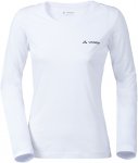 Vaude Womens Brand Long-sleeve Shirt Weiß | Größe 34 | Damen Langarm-Shirt