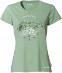 Vaude Womens Cyclist T-shirt V Grün | Größe 38 | Damen Kurzarm-Shirt